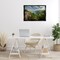 Stupell Industries Lake View Over Mountains Framed Floater Canvas Wall Art Design by Rick Berk